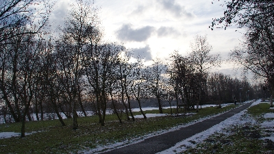 Mahlbusen im Winter Ein wenig Schnee im Januar 2011