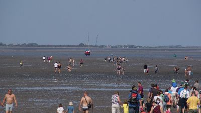 Bei Ebbe zu Fuss nach Baltrum